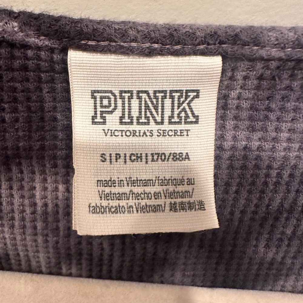 PINK Victoria's Secret Tye Dye Cropped Top Fitted Top Punk Casual Size S - Picture 8 of 8